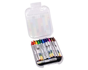 1:6 Dollhouse Miniature Crayons Set | Tiny Realistic Pencil Crayons | Doll Accessories | 1/6 Realistic Mini Colored Crayons | Replicas