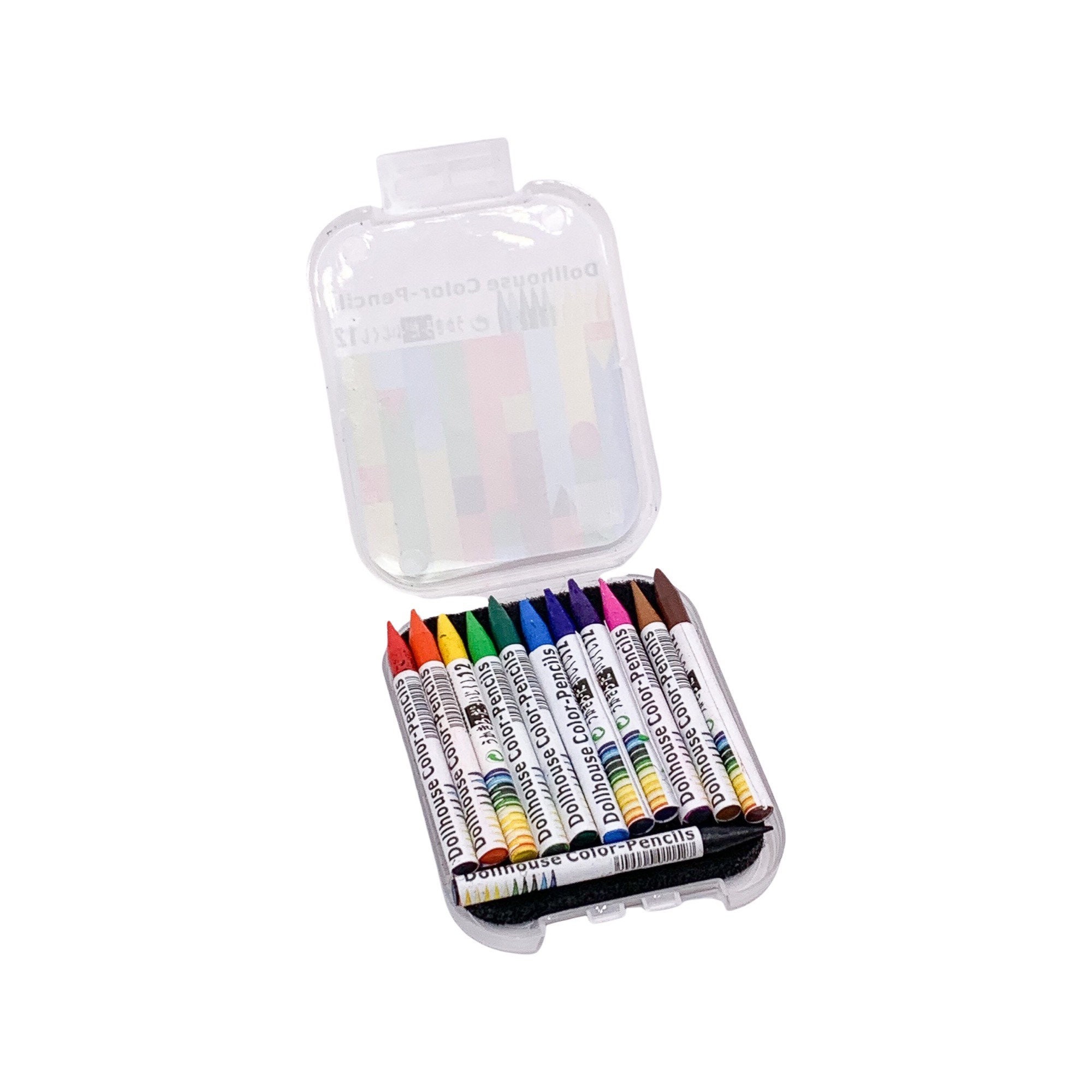 Mini Colored Pencil Set with Sharpener and Eraser – Snuggly Monkey
