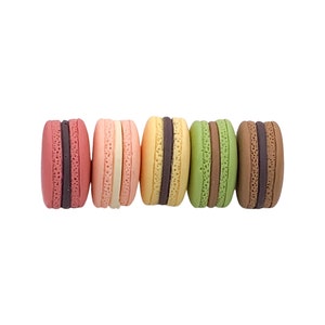 Finja jogar Macarons | Comida falsa para crianças | Suprimentos para confeitaria Play Kitchen | Chá Partt Play Shop | Minis de sobremesas doces realistas