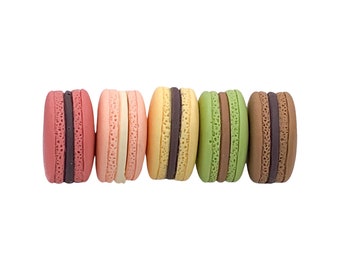Pretend Play Macarons | Fake Play Food for Kids | Bake Shop Supplies Play Kitchen | Tea Partt Play Shop | Realistic Sweet Desserts Minis