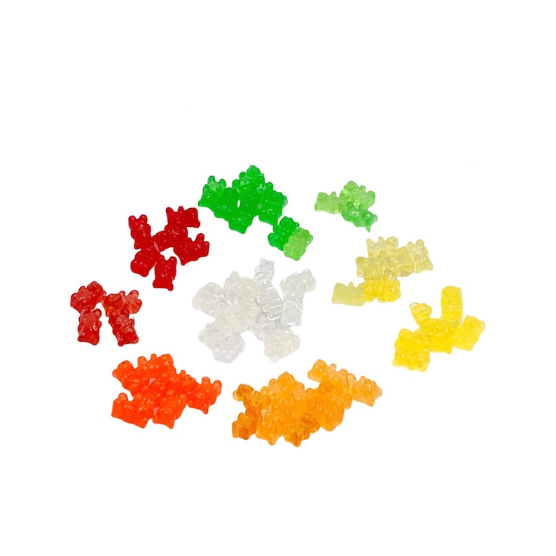 Tiny Candy 1:6 Miniature Gummy Bears | Mini Candy Shop Supplies | Dollhouse Minis ...