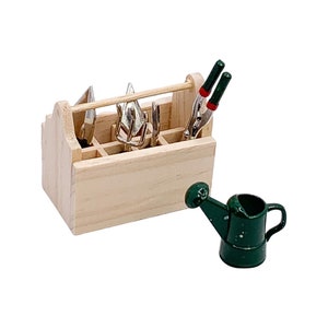 1:12 Miniatur Gartenwerkzeuge | Puppenhaus Mini Garten | Realistische Gartenkelle | 1/12 Realistische Minis | Outdoor Zubehör