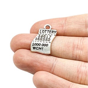 1 Wygrywający los na loterię, indywidualne amulety, amulety hazardowe, amulety szczęścia, amulety kasynowe, amulety szczęścia, elementy biżuterii