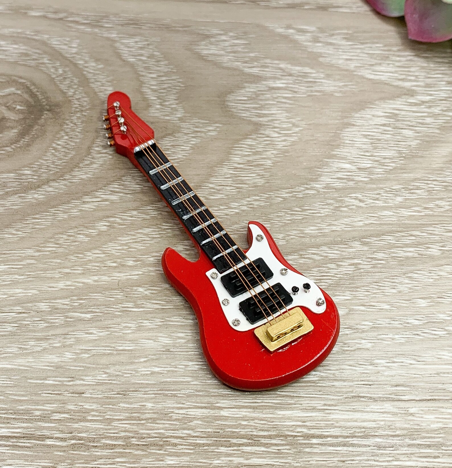1:12 Miniature Electric Guitar | Dollhouse Mini Guitar | Realistic ...