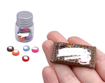 Miniature Candy Covered Chocolates | Candy Shop Supplies | Dollhouse Minis | Mini Flatback Chocolate Charms | Slime Making Supplies | DIY