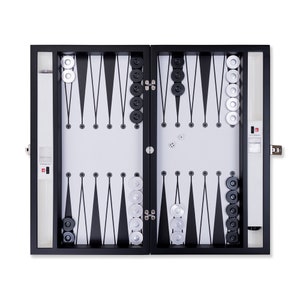 Juego de backgammon de fútbol hecho a mano: personalizado de primera calidad con cuero ultramar, nombre y logotipo personalizados, tablero de madera de alta calidad