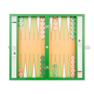Juego de backgammon de fútbol hecho a mano: personalizado de primera calidad con cuero ultramar, nombre y logotipo personalizados, tablero de madera de alta calidad