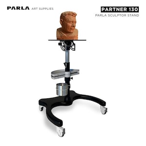 Soporte para escultores de la serie Partner: soporte portátil profesional de diseño personalizado para artistas y museos