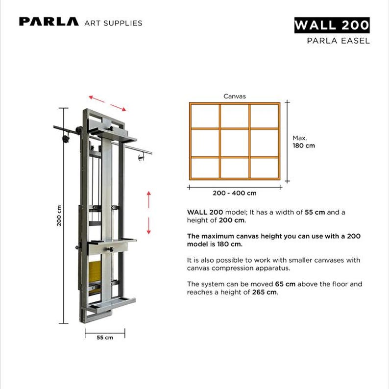 Aluminum Wall Easel: Professional Artist Studio Equipment image 9