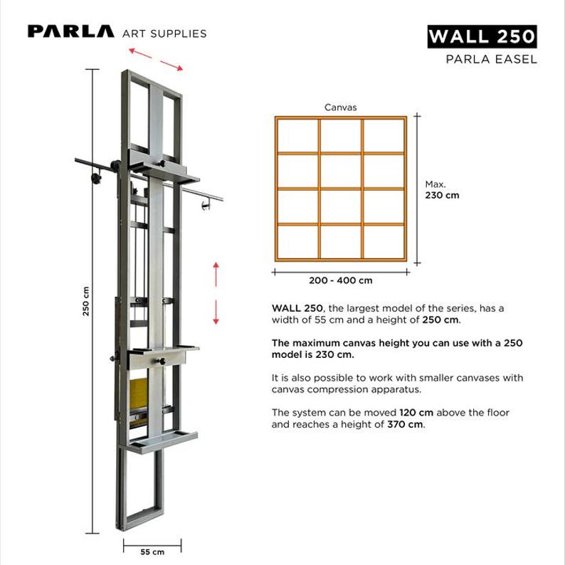 Aluminum Wall Easel: Professional Artist Studio Equipment image 7
