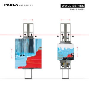 Aluminum Wall Easel: Professional Artist Studio Equipment image 2