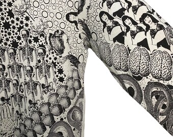 Vintage Hysteric Glamour Snake Print Long Sleeve Tshirt - Etsy