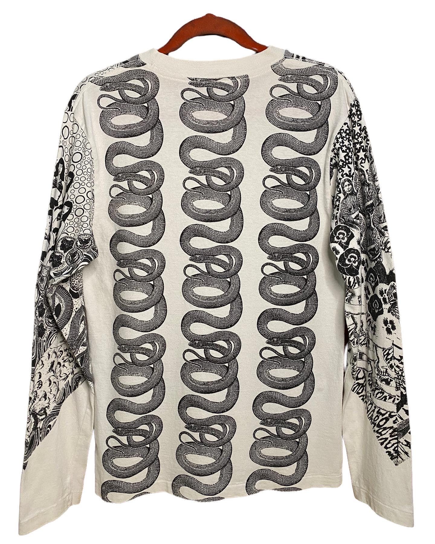 【本日特価】 Long Print Snake Glamour Hysteric Vintage Sleeve Etsy - Tshirt トップス