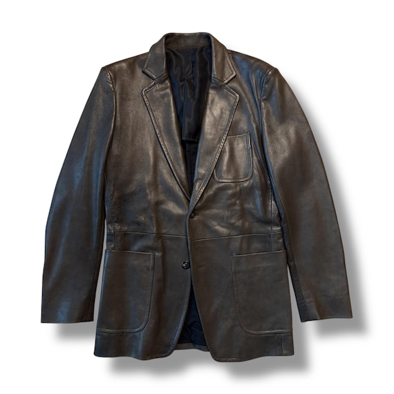Maison Margiela, AW2005 Maison Margiela Leather Blazer Jacket