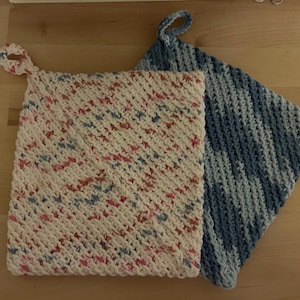 Crochet pot holder