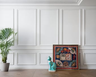 French Wall Decor Kit: Pre-Cut DIY Wall Decorations