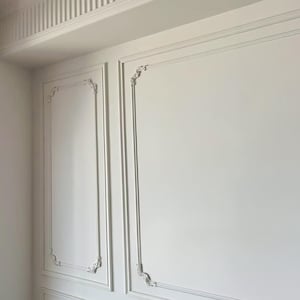 Paintable Wall Moulding Kits, French Decorative Corner Kits, Pre-Cut Wall Panel Kits, Wall Decorations, Custom Sizes, Free Design. image 2