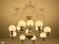 French Chandelier Bases, Ceiling Chandelier Decorations, Lampshade Decorations, Circular Ceiling Decoration Kits, Paintable Wall Decor Kits.