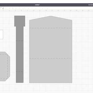 DIY Basic 5x7 Wedding Invitation Pocket Trifold Envelope Digital Template, svg dxf ai eps cdr paper cut laser cut Cameo Cricut 画像 6