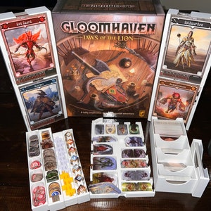 Gloomhaven Jaws of the Lion Organizer - Storage & Setup Solution for JOTL