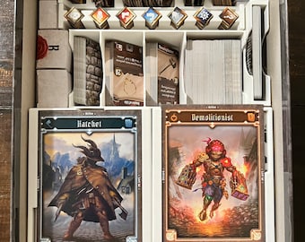 Organizador Jaws of the Lion de Gloomhaven: solución de almacenamiento y configuración para JOTL
