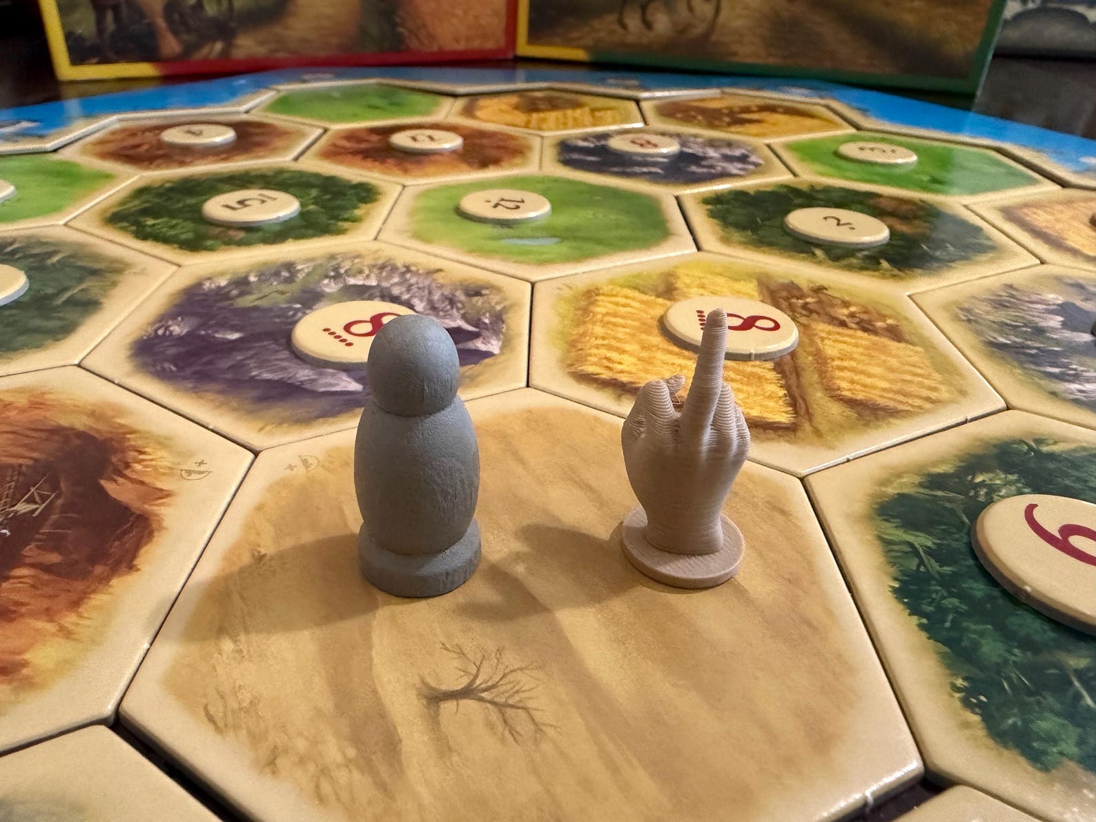 Catan Robber Middle Finger Replacement Piece Multiple Sizes - Funny ...