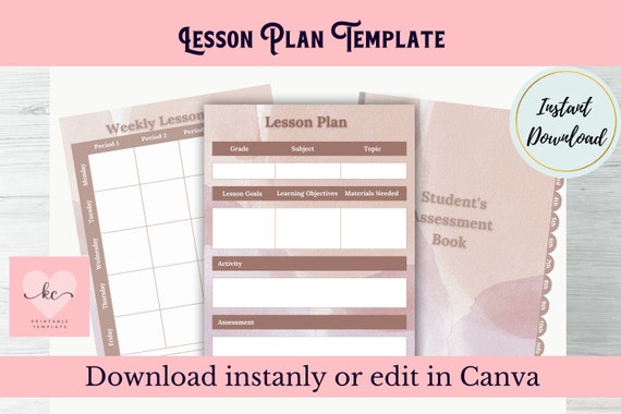 Canva Lesson Plan Template Printable And Editable Daily Etsy canva-lesson-plan-template-printable-and-editable-daily-etsy