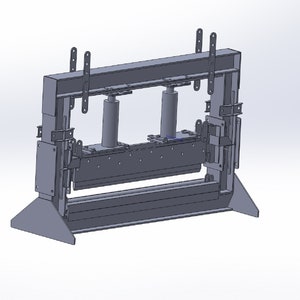 36 Inch Hydraulic Press Brake - DXF Files and Build Plans - DIGITAL FILE