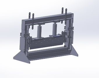 36 Inch Hydraulic Press Brake - DXF Files and Build Plans - DIGITAL FILE