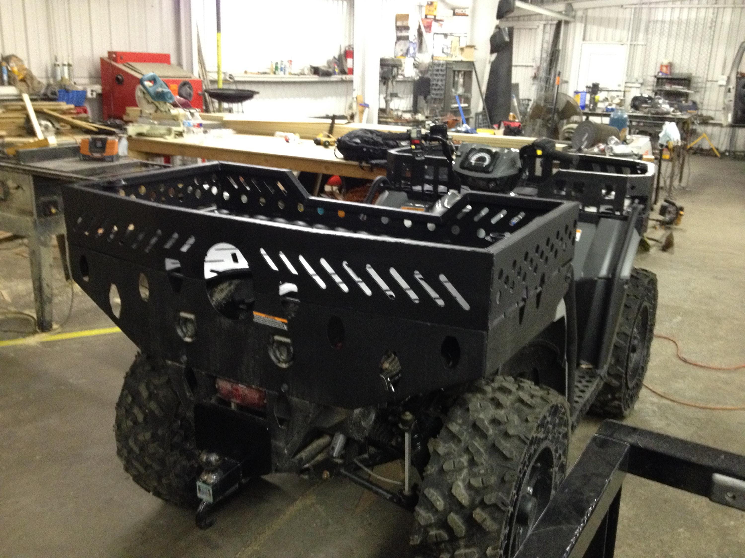 Custom Rear Atv Rack DXF File - Polaris WV850 ATV Rear Rack - Etsy
