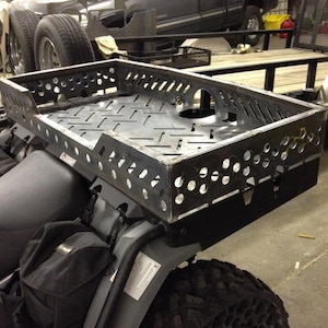 DXF-fil - Polaris WV850 ATV bakre pakethållare