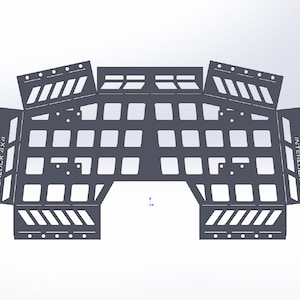 DXF Files - 2006 Polaris Sportsman 800 ATV Front Rack
