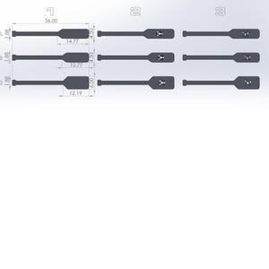 DXF DIGITAL FILES - Crawfish Boiler Paddles - 9 different versions