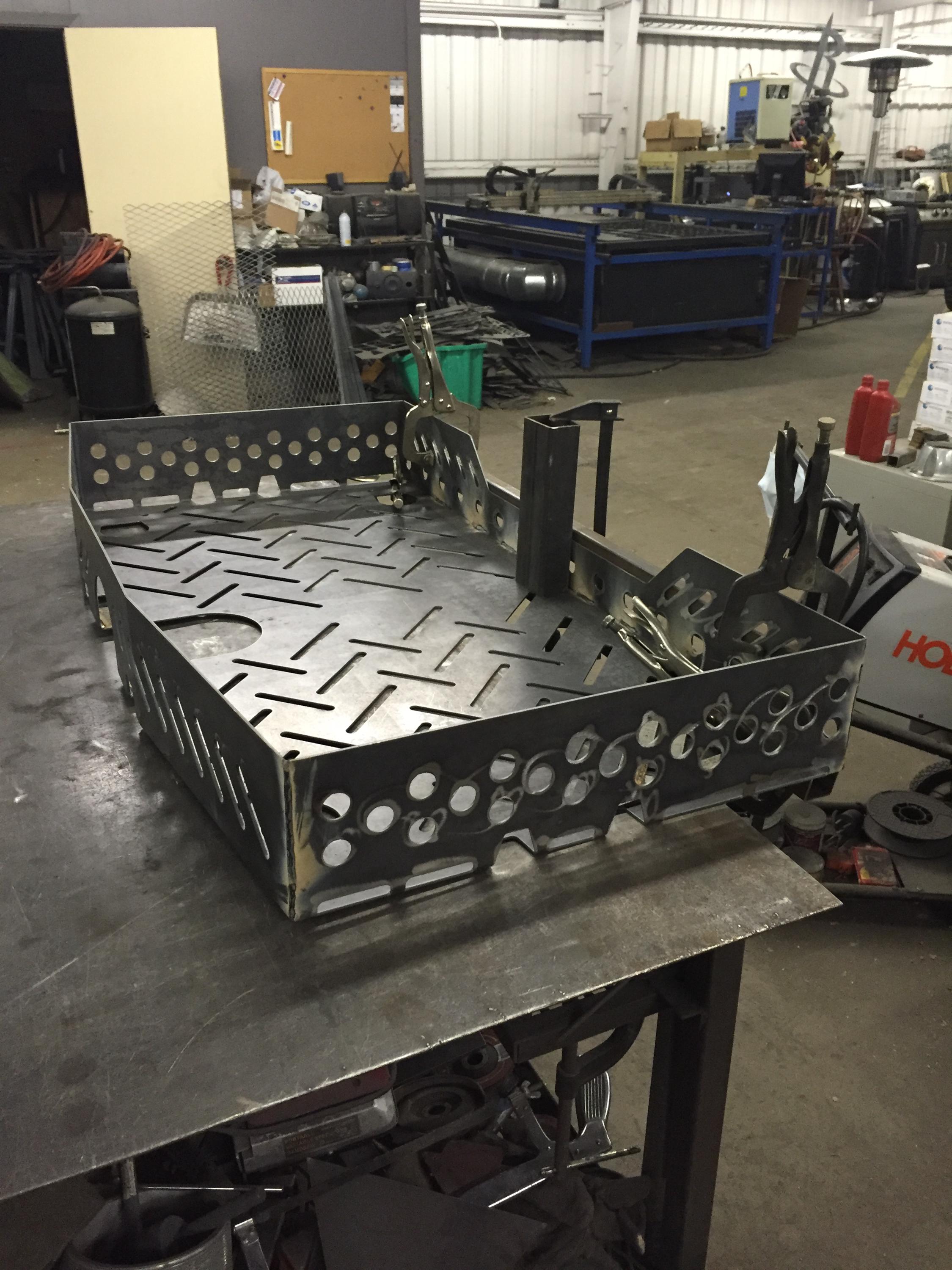 DXF File - Polaris WV850 ATV Rear Rack - Etsy