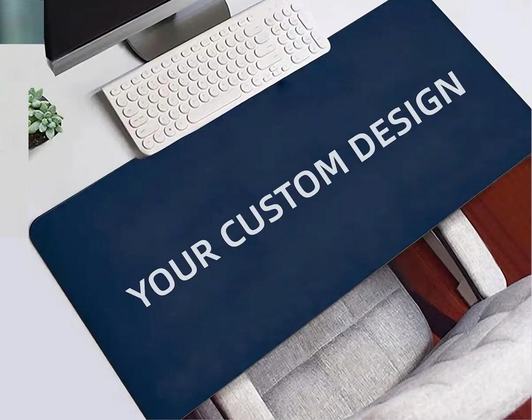 DIY Large Personalized Customized Print Desk Mat / Custom Desk Mat Desk