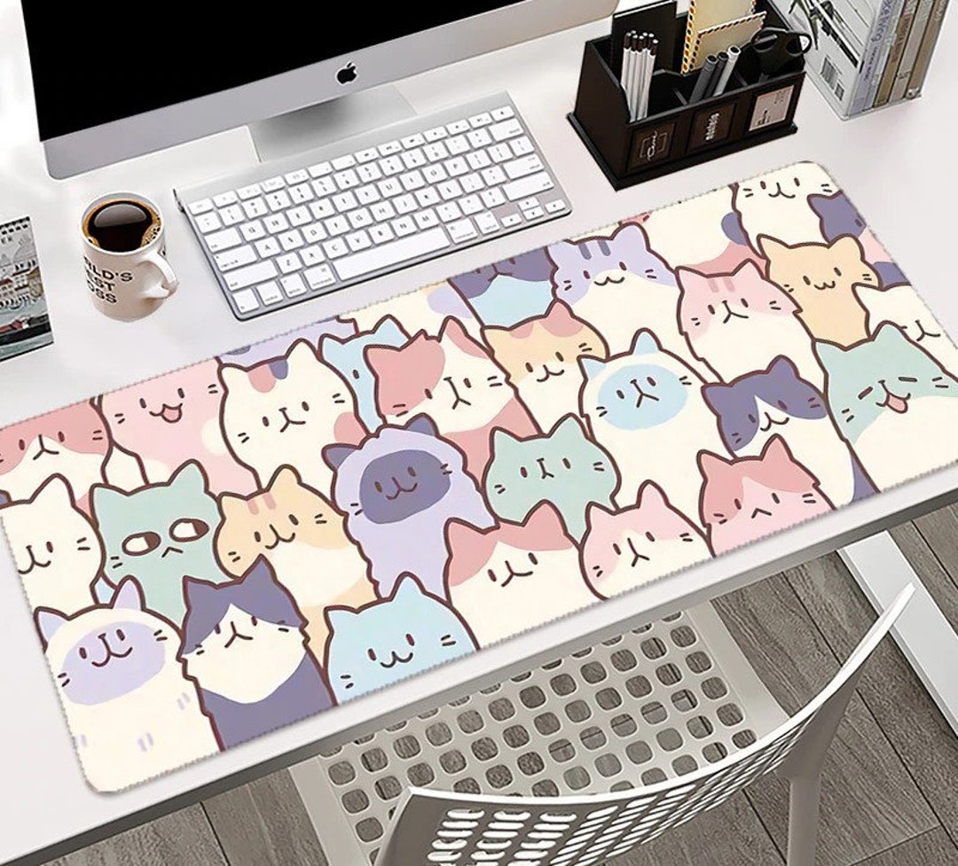 Mouse Pads Anime Desk Pad Kawaii Gamer Accessories XXL Carpet Cute Mousepad  Keyboard Large Pc Complete Gaming Pads 300X600MM