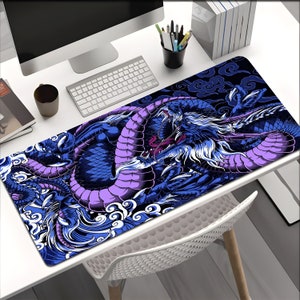 Large XXL Gaming Art Computer Laptop desk mat / desk accessories / desk pad / Keyboard mat / gaming table mats / Desk decor / Mouse Pad mat