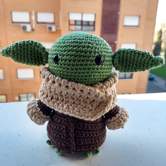 Baby Yoda Amigurumi Crochet Plush Star Wars Star Wars Colletion Alien Crochet Master Yoda Amigurumi Baby Yoda Etsy