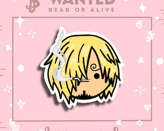 Wanted Pirate Cook Vinyl Sticker