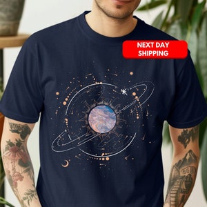 Black Galxy Shirt, Space Gift Galaxy Shirt, Sun Galaxy Shirt, Milky Way Galaxy, Moon and Stars Shirt, Astrology Shirt, Galaxy T-Shirt