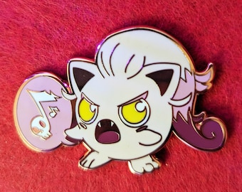 Pin de esmalte duro de Scream Tail / Pin de Pokémon / Canción Perish / Escarlata y Violeta / Pin de videojuego