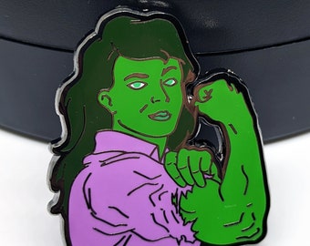 She-Hulk podemos hacerlo pin de esmalte duro / Jennifer Walters / Marvel Superhero Pin