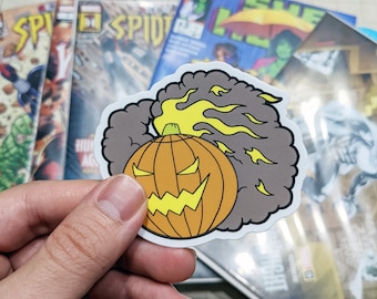 Spider-Man Pumpkin Bomb Vinyl Sticker / Green Goblin / Marvel Superhero Sticker