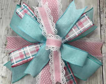 Christmas Wreath Bow, Christmas Bow, Christmas Swag Bow, Christmas Lantern Bow, Christmas Decoration, Wreath Embellishment, Candy Christmas