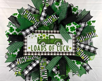 St Patricks Day Wreath for Front Door, St Patricks Day, St Patricks Day Decor, St Patricks Day Decoration, St Patricks Day Deco Mesh Wreath