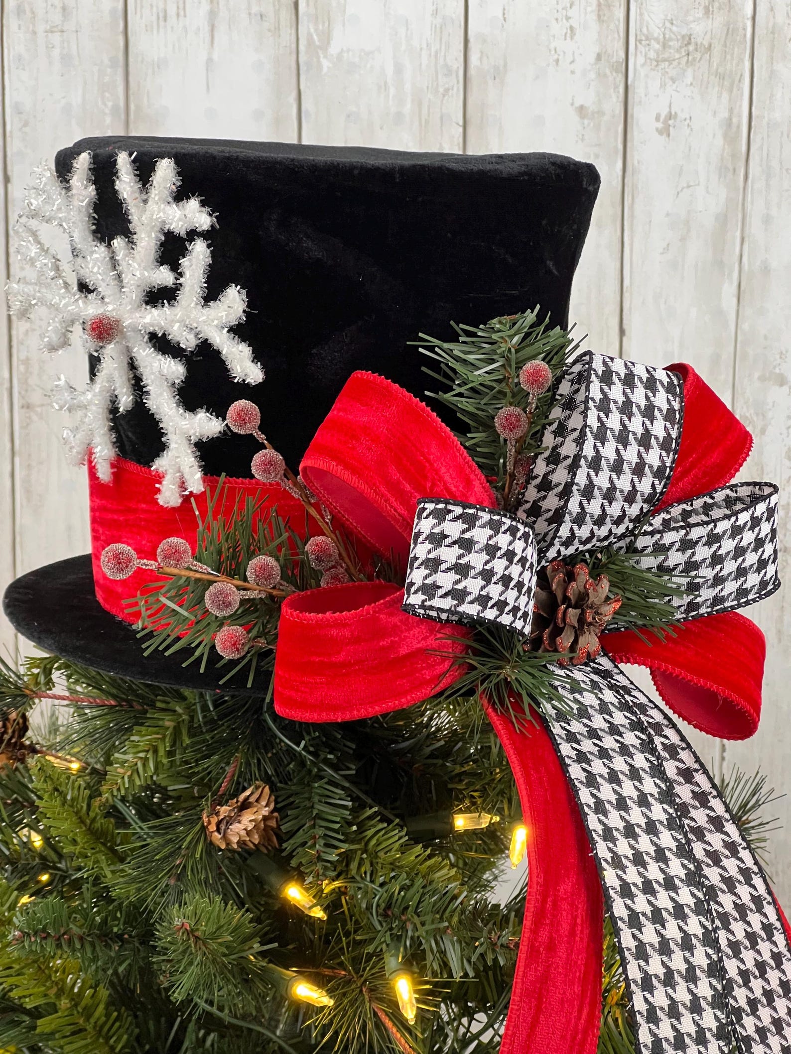 Snowman Hat For Tree Topper
