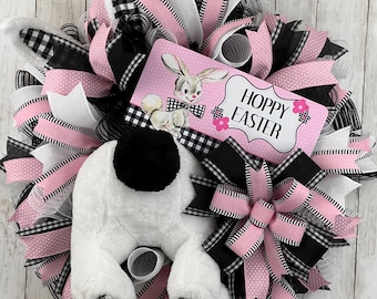 Easter Wreath, Easter Wreath for Front Door, Easter Wreath Bunny, Bunny Butt Wreath, Bunny Wreath, Easter Bunny Wreath for Front Door,