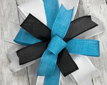 Wreath Bow, Bows for Wreaths, Swag Bow, Lantern Bow, Decoration, Wreath Embellishment, Football Bow, Sports Bow