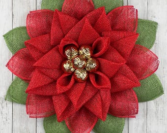 Christmas Wreath Front Door Poinsettia, Poinsettia Wreaths Front Door, Christmas Door Decor Poinsettia, Winter Wreath With Poinsettias