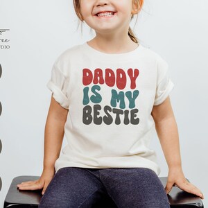 Papai é meu melhor amigo SVG | Design de camiseta do dia dos pais das crianças | Dia dos Pais retrô SVG | Silhueta Cricut de arquivo de corte SVG | Svg Png Eps Dxf